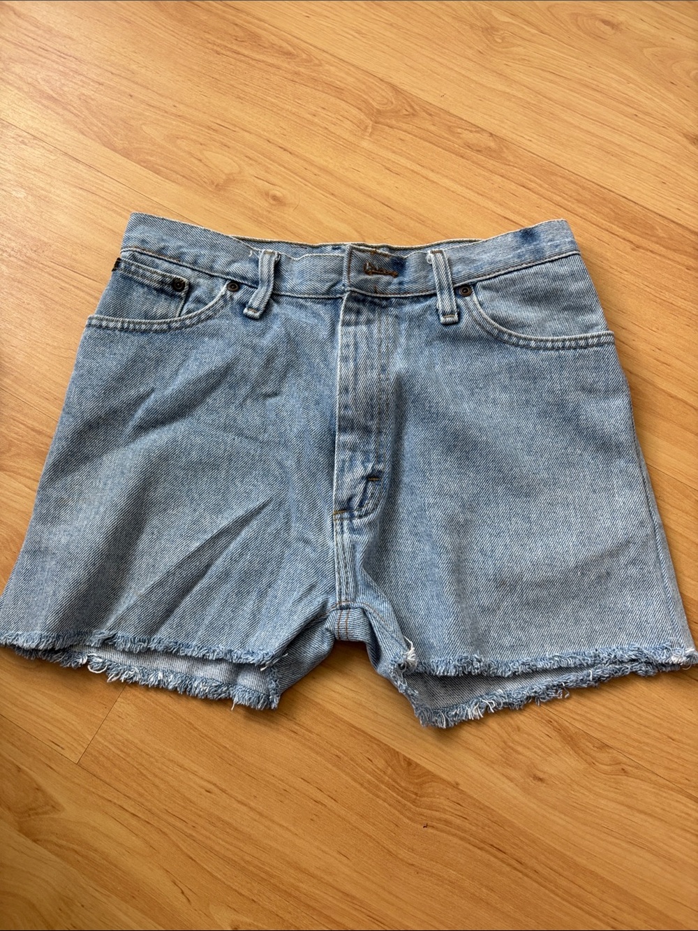 Lee Light Blue Denim Jean Shorts